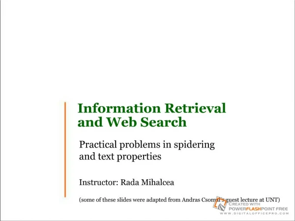 Information Retrieval